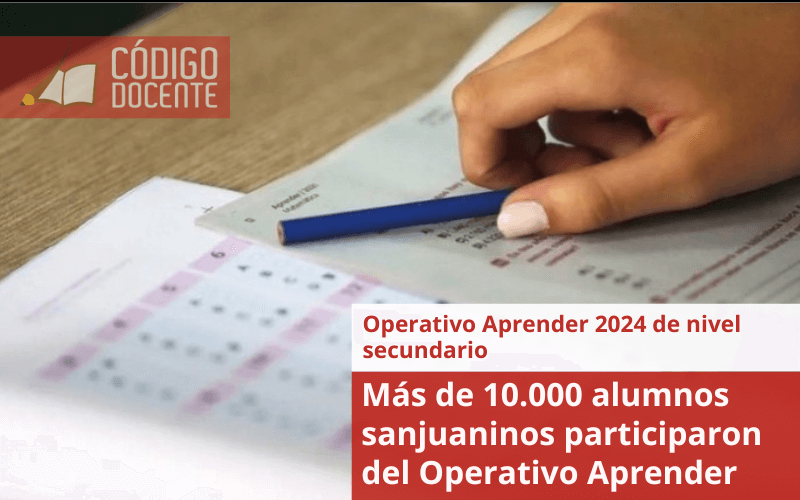 Más de 10.000 alumnos sanjuaninos participaron del Operativo Aprender