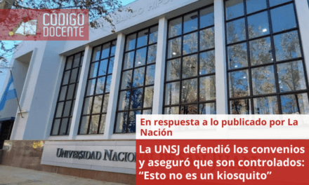 La UNSJ defendió los convenios y aseguró que son controlados: “Esto no es un kiosquito”