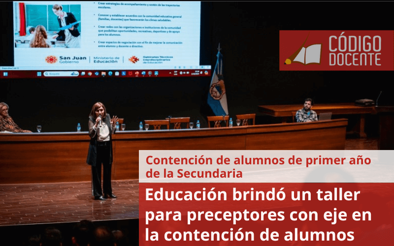 Educación brindó un taller para preceptores con eje en la contención de alumnos