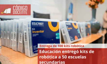 Educación entregó kits de robótica a 50 escuelas secundarias