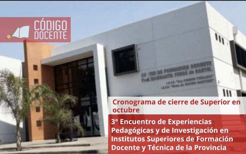 3° Encuentro de Experiencias Pedagógicas y de Investigación en Institutos Superiores de Formación Docente y Técnica de la Provincia