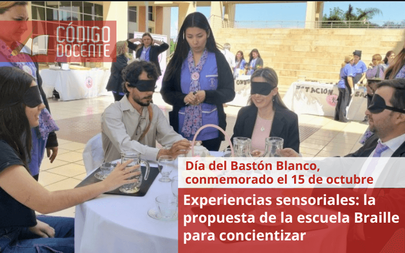 Experiencias sensoriales: la propuesta de la escuela Braille para concientizar