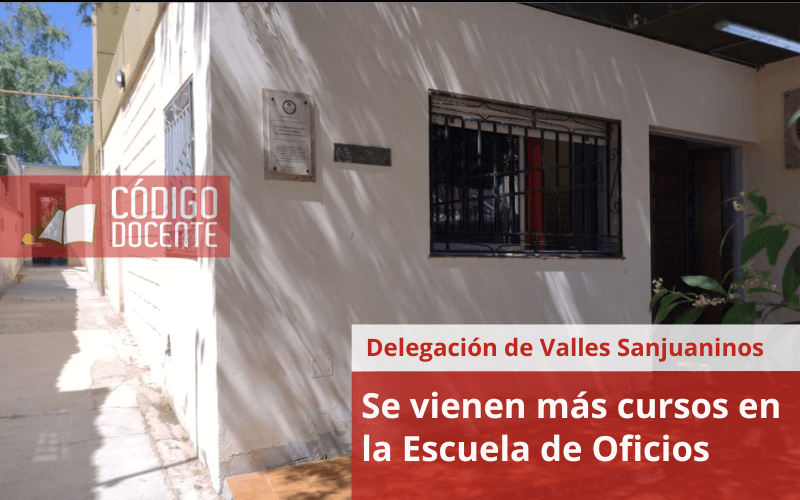 Se vienen más cursos en la Escuela de Oficios