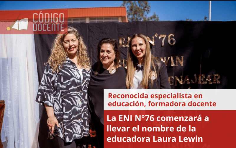 La ENI N°76 comenzará a llevar el nombre de la educadora Laura Lewin