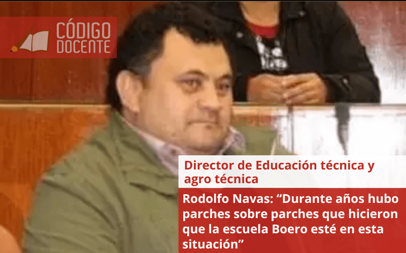 Rodolfo Navas: “Durante años hubo parches sobre parches que hicieron que la escuela Boero esté en esta situación”