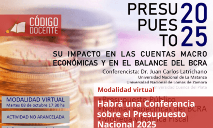 Habrá una Conferencia sobre el Presupuesto Nacional 2025