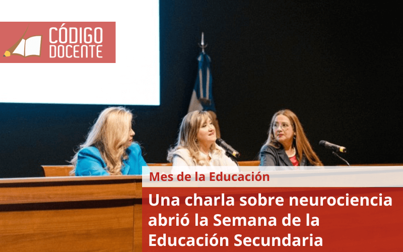 Una charla sobre neurociencia abrió la Semana de la Educación Secundaria