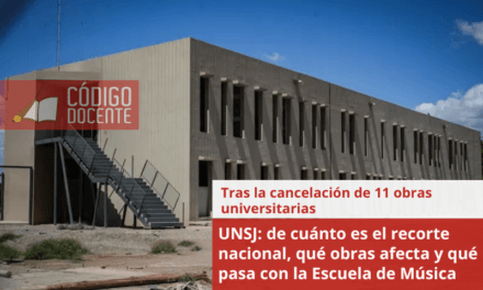 UNSJ: de cuánto es el recorte nacional, qué obras afecta y qué pasa con la Escuela de Música