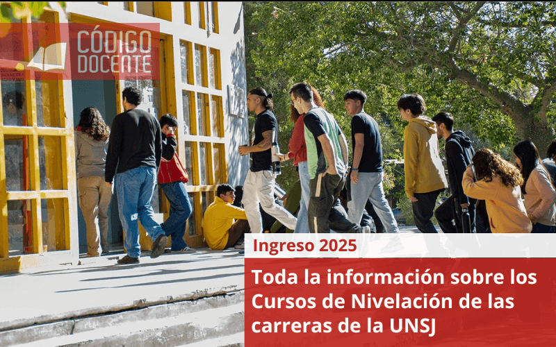 Toda la información sobre los Cursos de Nivelación de las carreras de la UNSJ