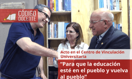 “Para que la educación esté en el pueblo y vuelva al pueblo”