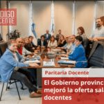 El Gobierno provincial mejoró la oferta salarial a los docentes