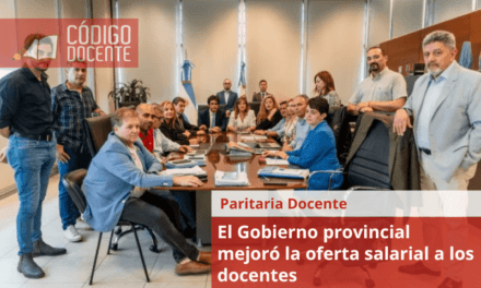 El Gobierno provincial mejoró la oferta salarial a los docentes