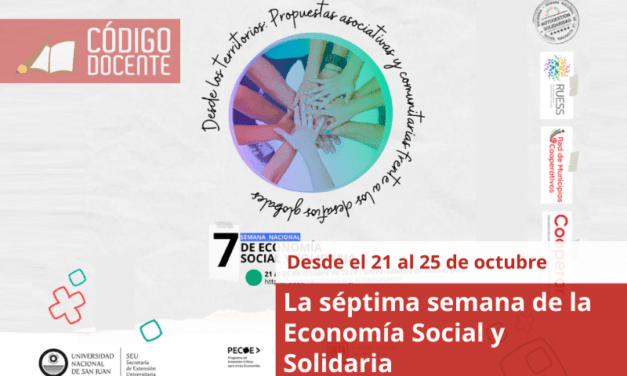 La séptima semana de la Economía Social y Solidaria se realizará desde el 21 al 25 de octubre