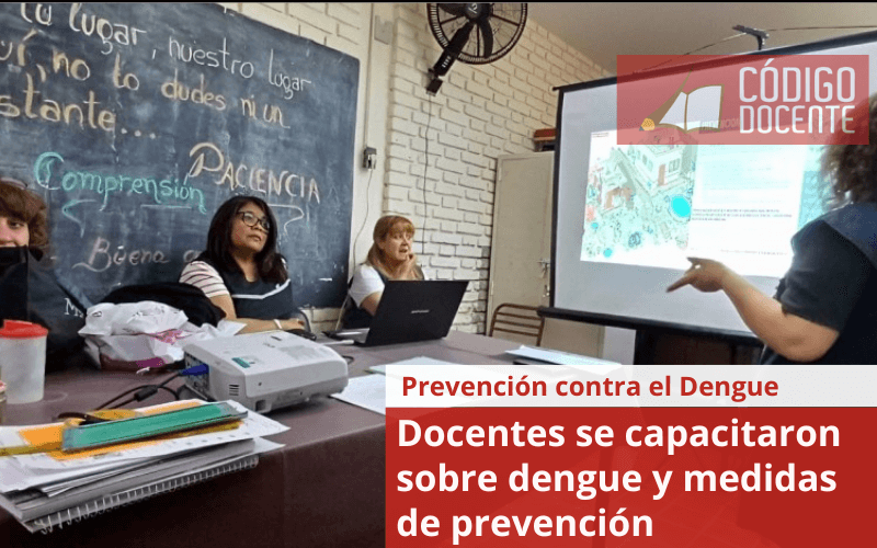 Docentes se capacitaron sobre dengue y medidas de prevención