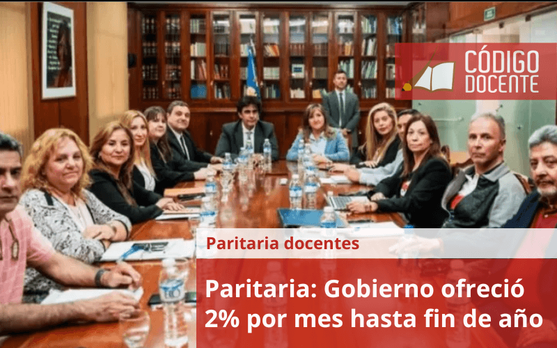 Paritaria: Gobierno ofreció 2% por mes hasta fin de año