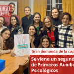 Se viene un segundo taller de Primeros Auxilios Psicológicos