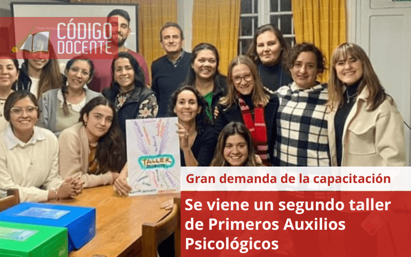 Se viene un segundo taller de Primeros Auxilios Psicológicos