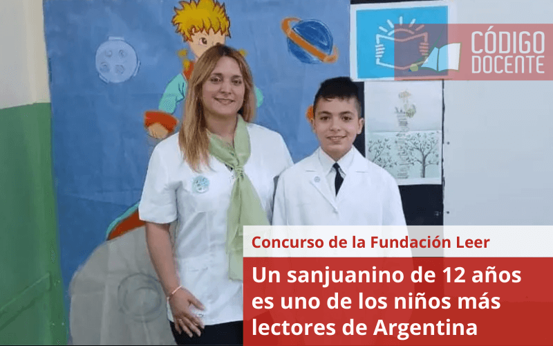 Un sanjuanino de 12 años es uno de los niños más lectores de Argentina