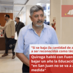 Quiroga habló con Fuentes sobre bajar un año la Educación Técnica: “en San Juan no se va a aplicar la medida”