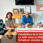 Catedrático de la Universidad La Salle visita la UNSJ para fortalecer vínculos académicos