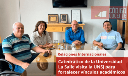 Catedrático de la Universidad La Salle visita la UNSJ para fortalecer vínculos académicos