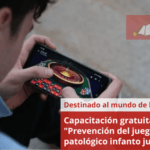 Capacitación gratuita sobre “Prevención y asistencia del juego patológico infanto juvenil”