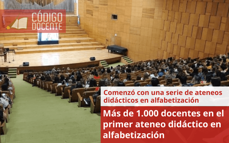 Más de 1.000 docentes en el primer ateneo didáctico en alfabetización