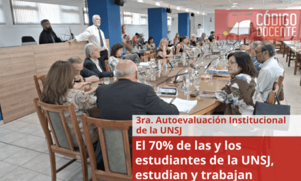 El 70% de las y los estudiantes de la UNSJ, estudian y trabajan