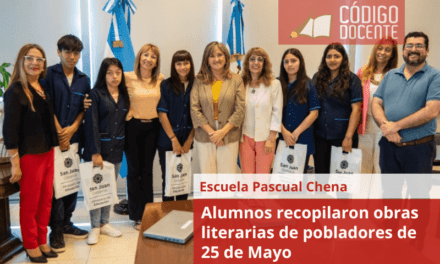 Alumnos recopilaron obras literarias de pobladores de 25 de Mayo