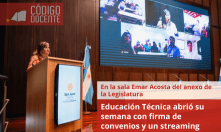 Educación Técnica abrió su semana con firma de convenios y un streaming