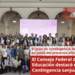 El Consejo Federal de Educación destacó el Plan de Contingencia sanjuanino