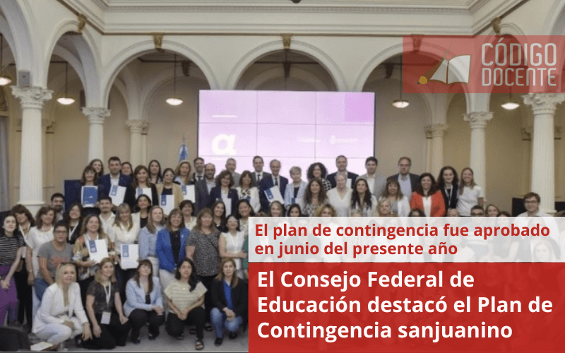 El Consejo Federal de Educación destacó el Plan de Contingencia sanjuanino