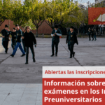 Información sobre exámenes en los Institutos Preuniversitarios