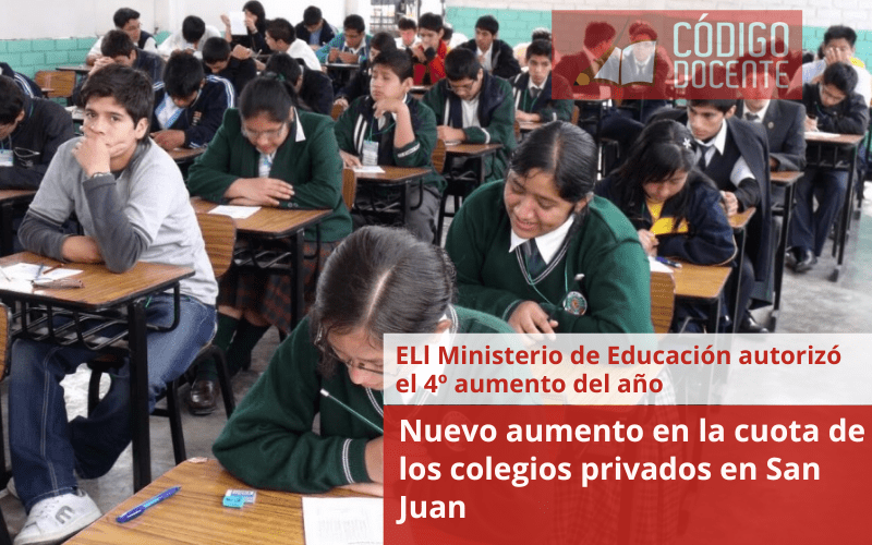 Nuevo aumento en la cuota de los colegios privados en San Juan