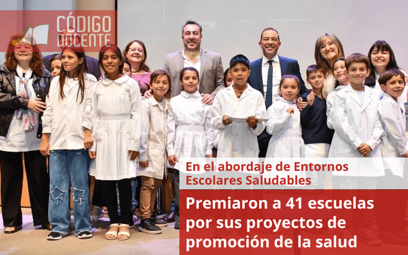 Premiaron a 41 escuelas por sus proyectos de promoción de la salud