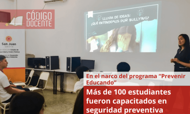 Más de 100 estudiantes fueron capacitados en seguridad preventiva