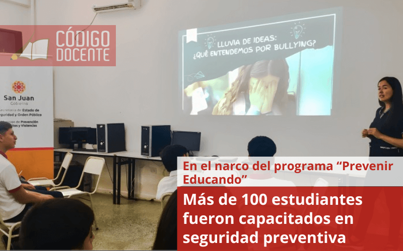 Más de 100 estudiantes fueron capacitados en seguridad preventiva