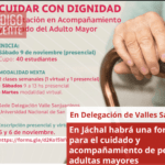 En Jáchal habrá una formación para el cuidado y acompañamiento de personas adultas mayores