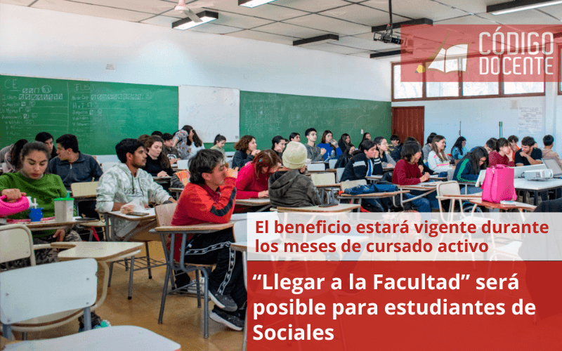 “Llegar a la Facultad” será posible para estudiantes de Sociales