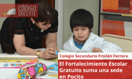 El Fortalecimiento Escolar Gratuito suma una sede en Pocito