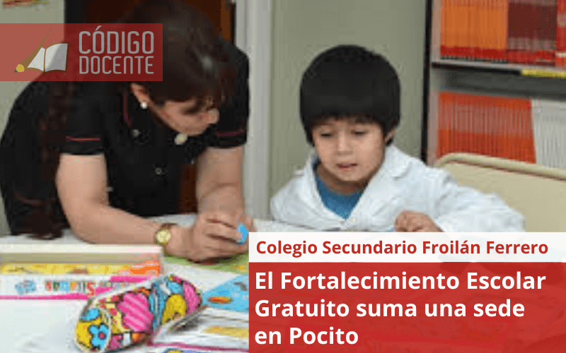 El Fortalecimiento Escolar Gratuito suma una sede en Pocito