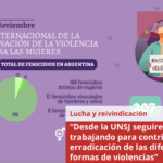 “Desde la UNSJ seguiremos trabajando para contribuir a la erradicación de las diferentes formas de violencias”