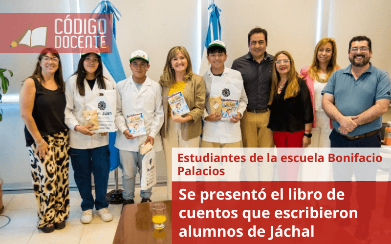 Se presentó el libro de cuentos que escribieron alumnos de Jáchal