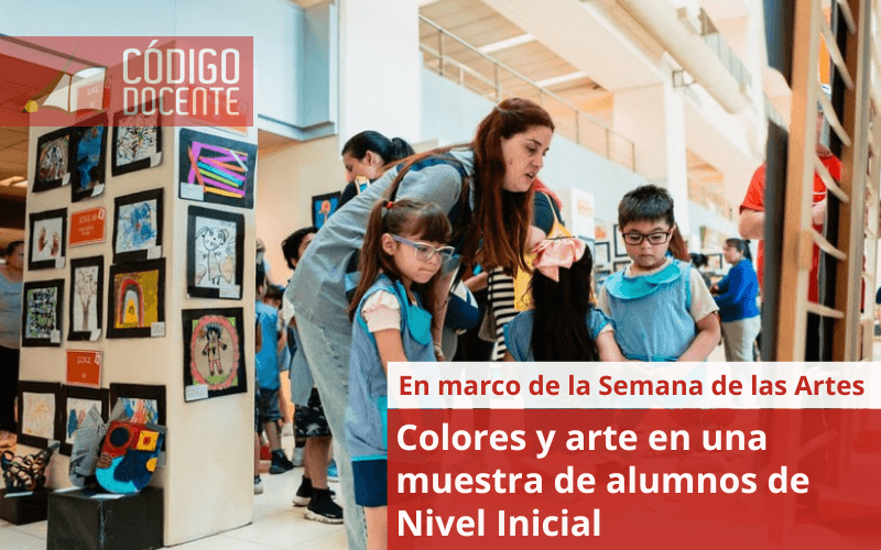 Colores y arte en una muestra de alumnos de Nivel Inicial