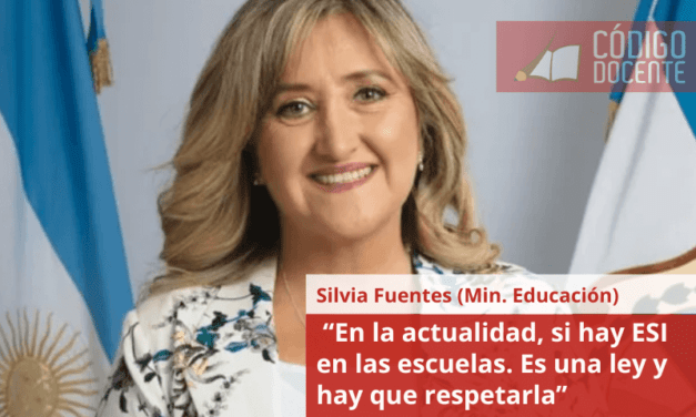 “En la actualidad, si hay ESI en las escuelas. Es una ley y hay que respetarla”