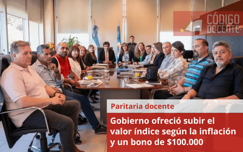 Gobierno ofreció subir el valor índice según la inflación y un bono de $100.000