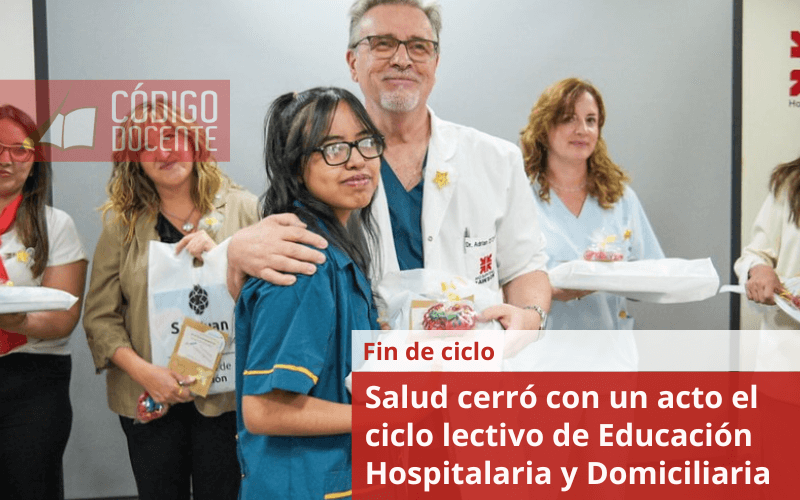 Salud cerró con un acto el ciclo lectivo de Educación Hospitalaria y Domiciliaria