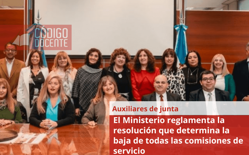 El Ministerio reglamenta la resolución que determina la baja de todas las comisiones de servicio