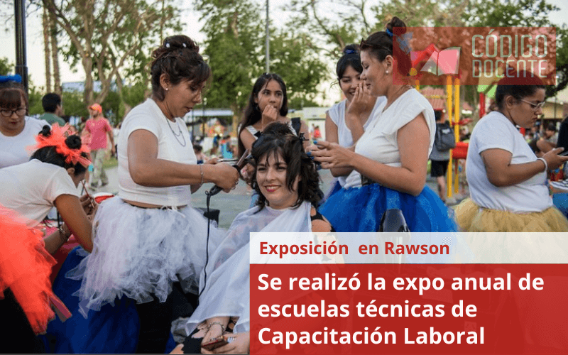 Se realizó la expo anual de escuelas técnicas de Capacitación Laboral en Rawson