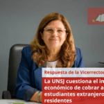 La UNSJ cuestiona el impacto económico de cobrar a estudiantes extranjeros no residentes